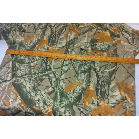 Outfitters Ridge Tree Camo Shirt Men XL Button Down Long Sleeve Twill Camouflage - Picture 4 of 16